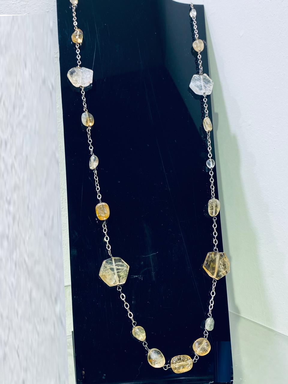 Solara Long Necklace